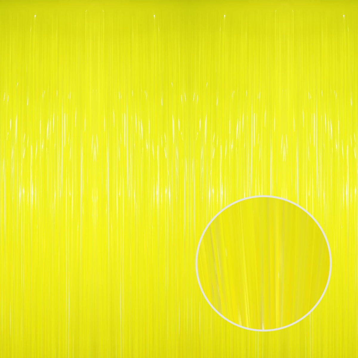 GOER 3.2 ft x 8.2 ft Metallic Tinsel Foil Fringe Curtains Party Photo Backdrop Party Streamers for Birthday,Graduation,New Year Eve Decorations Wedding Decor(5 Packs,Candy Lemon Yellow)