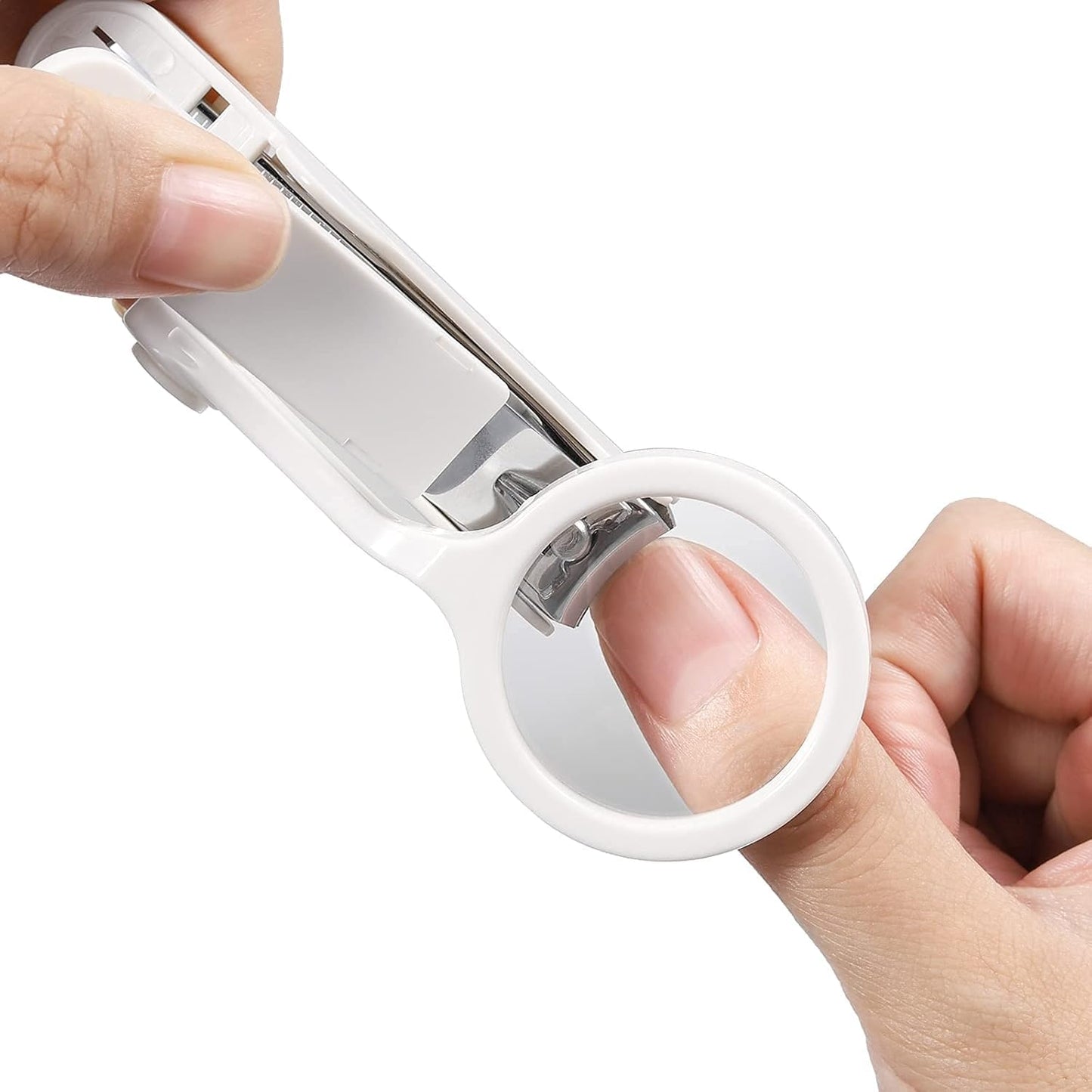 Remedic Extra Large Nail Clippers with Magnifier for Fingernails & Toenails – Arthritis-Friendly Grip - Perfect for Elderly & Low Vision Users – professional quality - sharp blades for precise cutting