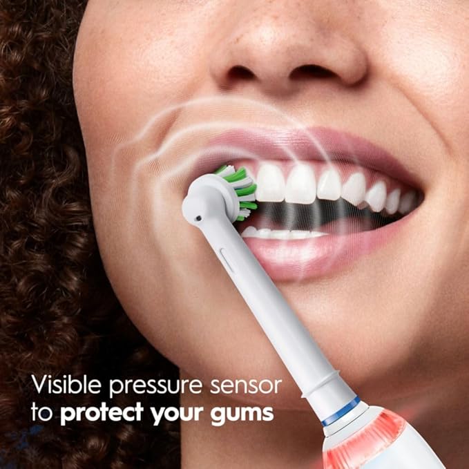 Oral-B Genius X Limited Rechargeable Electric Toothbrush with 1 Replacement Brush Head, Travel Case, White