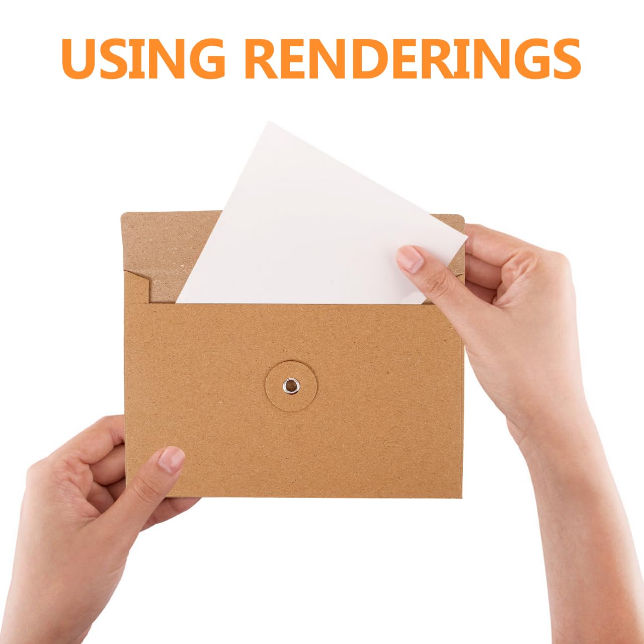 FUNOMOCYA 20Pcs Kraft Paper Wire Organizer Bags with String Tie Document Envelopes for Letters Files Invitations Office File Folder Storage