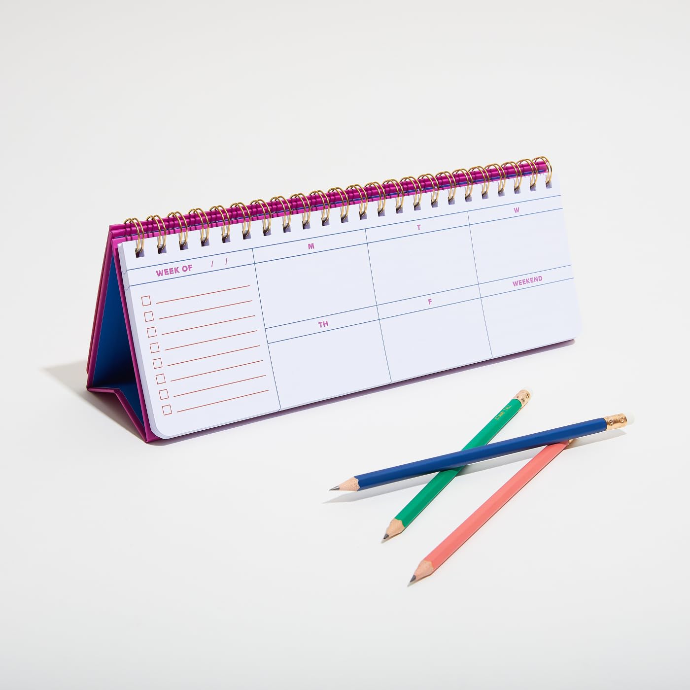 Molly & Rex Statement Shapes Red Undated Planner (38243)