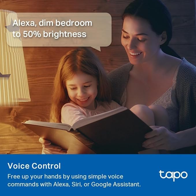 TP-Link Tapo Smart Light Bulbs, 1100 Lumens High Brightness(75W Equivalent), Matter-Certified, 16M Colors RGBW LED Bulb, Dimmable, CRI>90, Voice Control w/Siri, Alexa & Google Home, A19 E26 Tapo L535E
