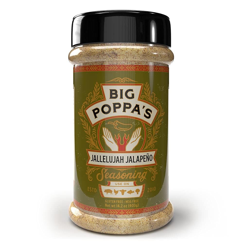 Big Poppa’s Essentials BBQ Sampler Set – 5 Fan-Favorite Seasonings Rubs for Steak, Chicken, Pork & Veggies – Balanced, Bold Flavor to Try Before You Commit – Grilling, Roasting & Smoking (5-Pack)