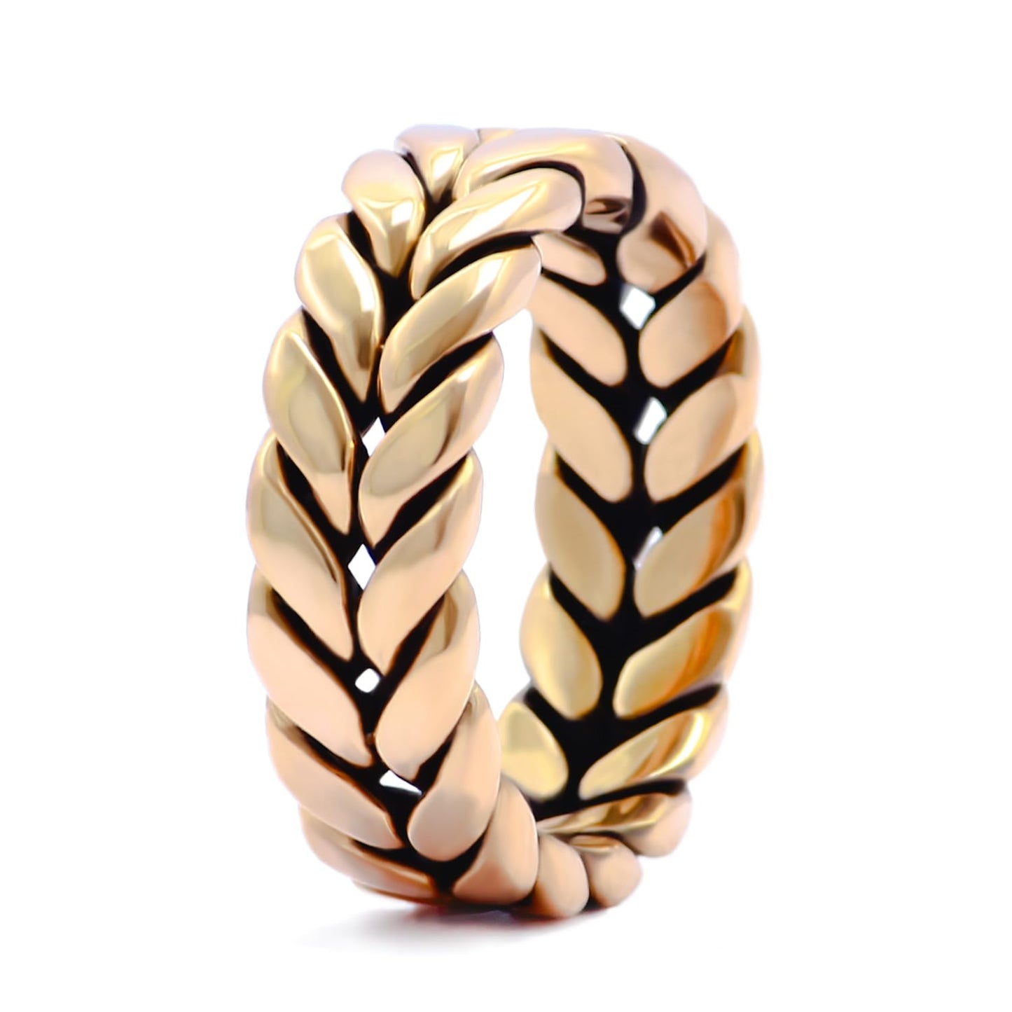 Krishnaa Jewels Pure Copper Braided Twist Eternity HandCrafted Ring Gift Jewelry for Men and Women (8)