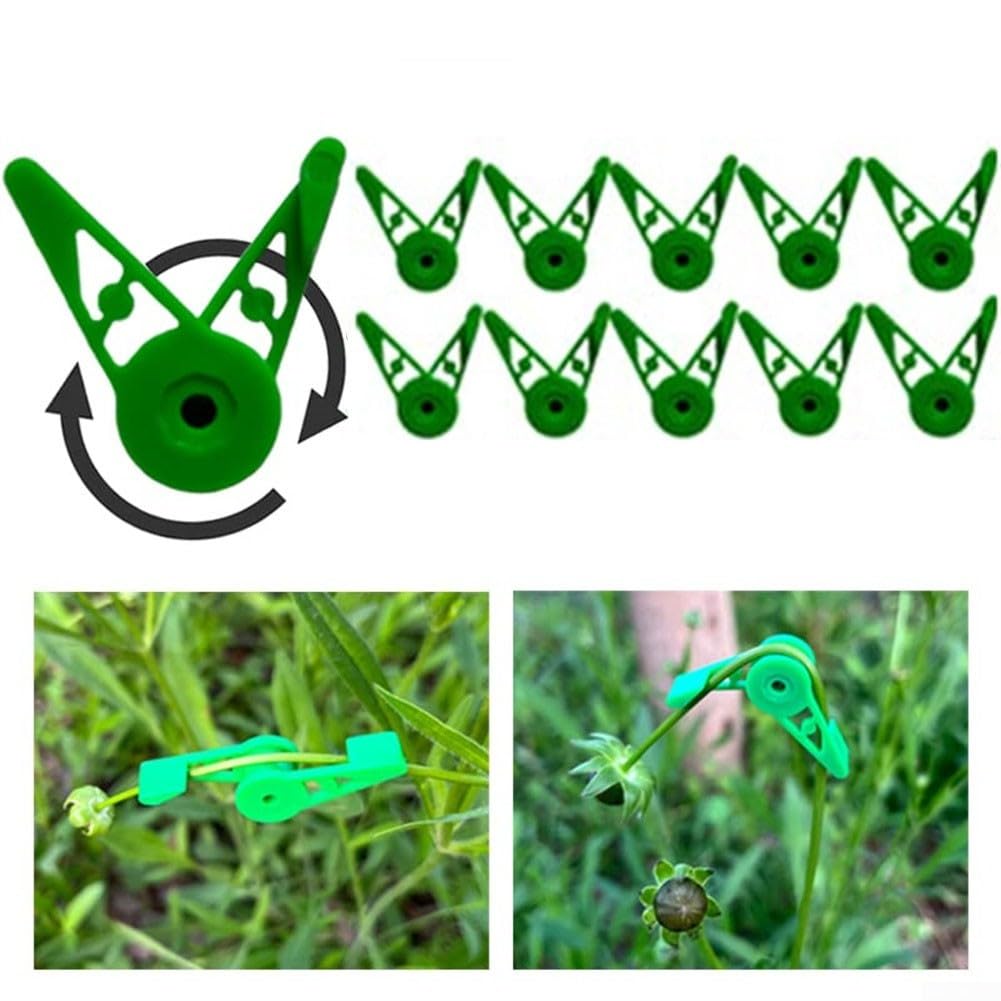 Plant Bender, Reusable Plant Training Bender 90 Degrees Low Stress Training Clips Plant Stem Trainer for Plant Gardening Flower Vine Branches