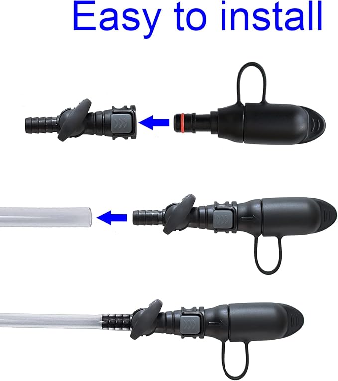 Hydration Bladder Bite Valve Replacement Mouthpiece Fit for Any Water Backpack and Most Brands, with Manual Switch Valve