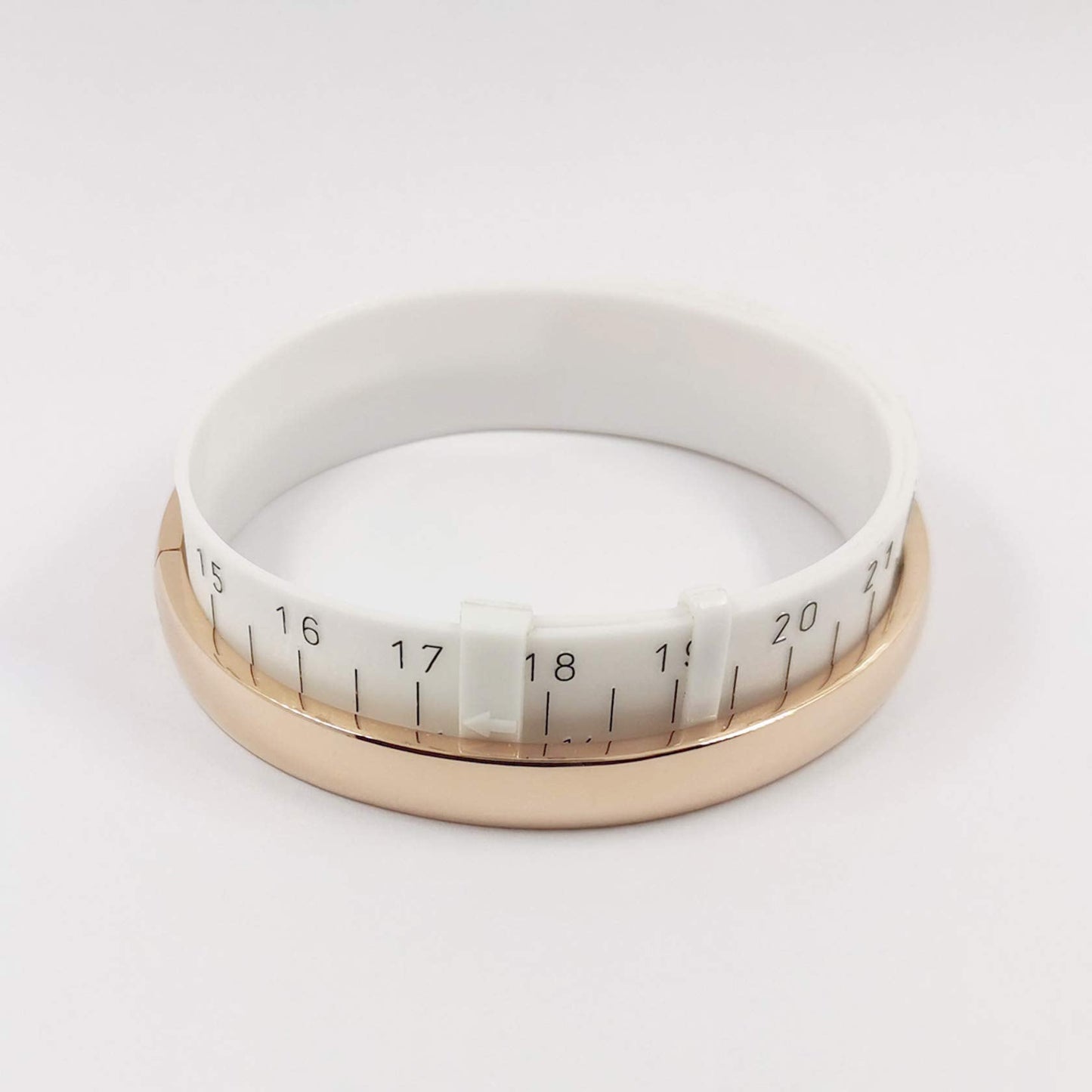 MILAKOO Womens Rose Gold Stainless Steel Bracelet 8MM Plain Polished Finish Cuff Oval Bangle 7.1”
