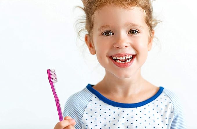 144 Kids Prepasted Toothbrushes Individually Wrapped - Bubblegum Disposable Toothbrushes - NO Water Needed, Just Start Brushing (144 Pack)