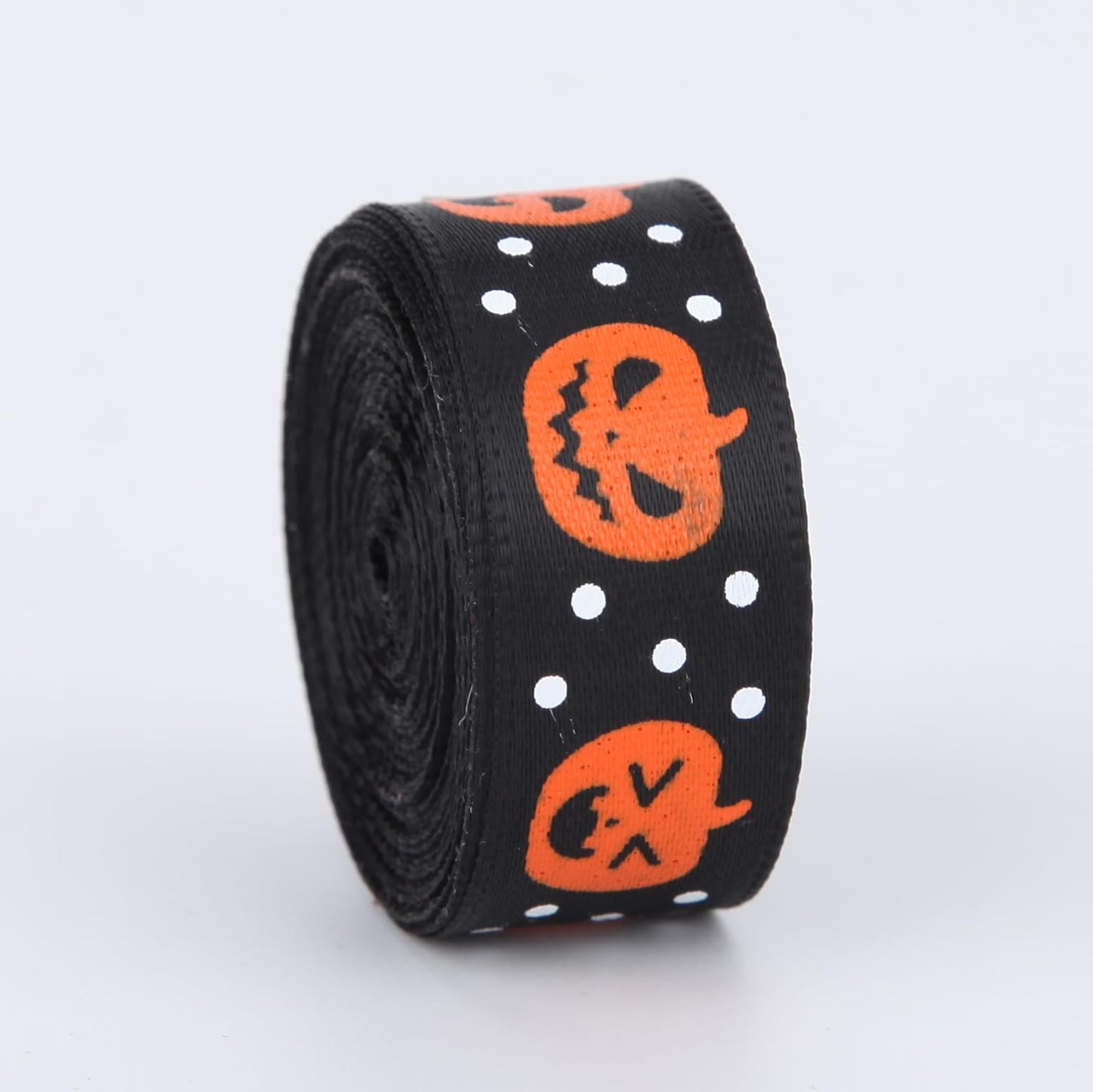 Meseey 50 Yards Halloween Ribbon - 5/8 Inch Spider Web Skull Pumpkin Bat Hocus Pocus Witch Legs for Gift Wrapping Hair Bows Party Decor