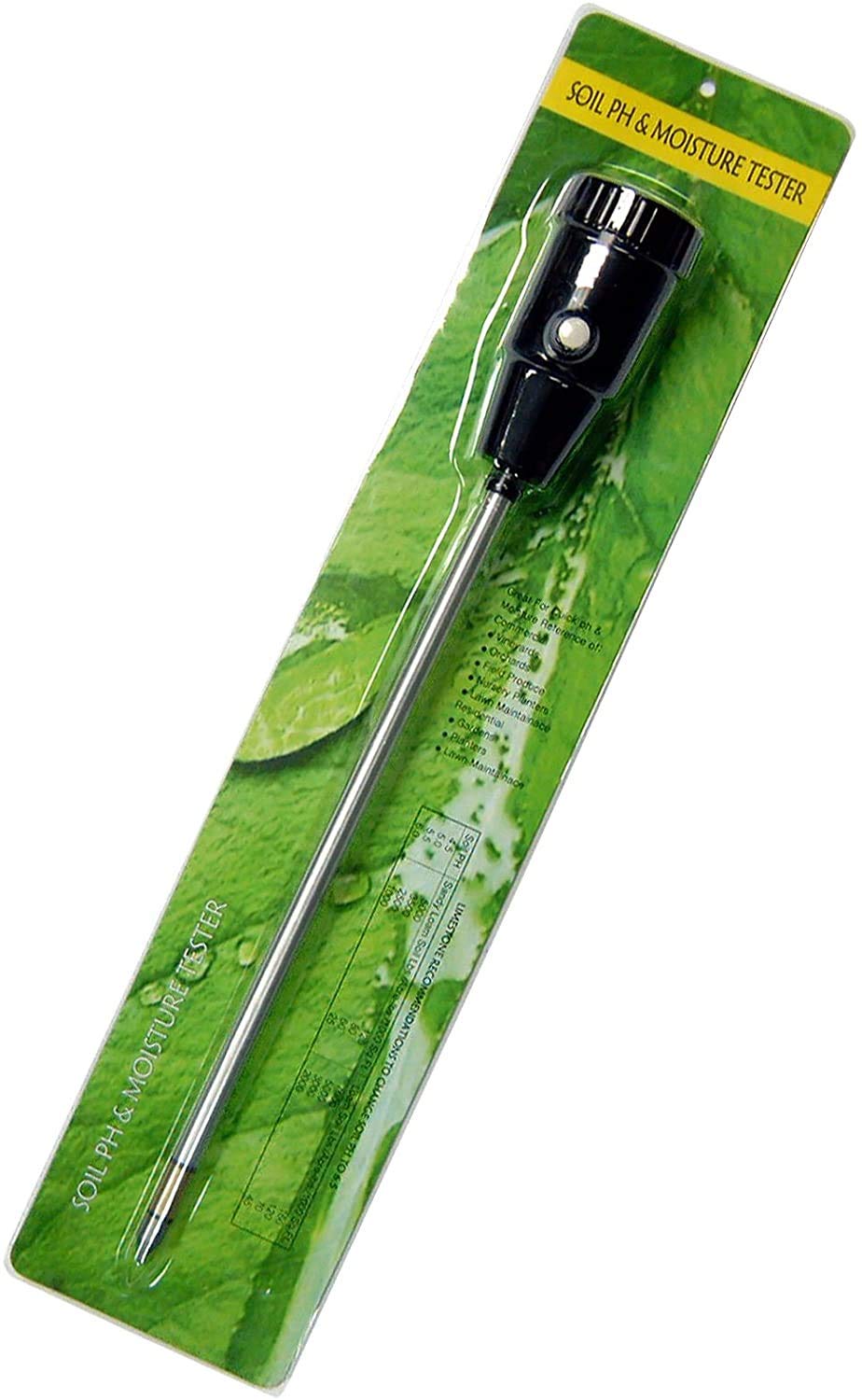 Soil PH Meter, Soil Moisture Sensor Meter, Soil PH Tester Gardening Tool Kits for Plant, Tree, Soil Tester for Moisture Great for Garden, Lawn, Farm, Indoor & Outdoor Use 295mm Long