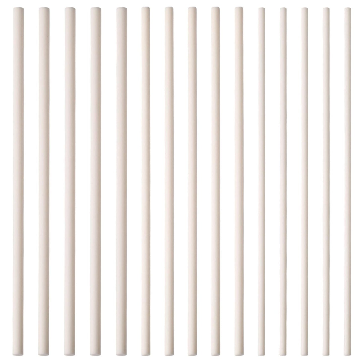 beinkmake 15Pcs 2mm 2.5mm 3mm Reusable Hanging Burning Rods 3.94in Porcelain Bead Jewelry Pendant Burn Sticks Ceramic Rods Kiln Hanging Burning Rod Fires Clay Pottery Tools for DIY Crafts