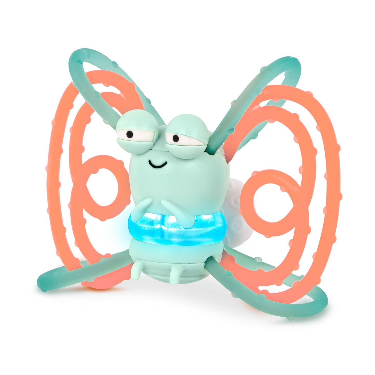 B. toys – Sensory Teether – Glowing Firefly Toy – Light – up Baby Toys – Interactive Teething Toy for Babies – 3+ Years Months – Spark Buddy