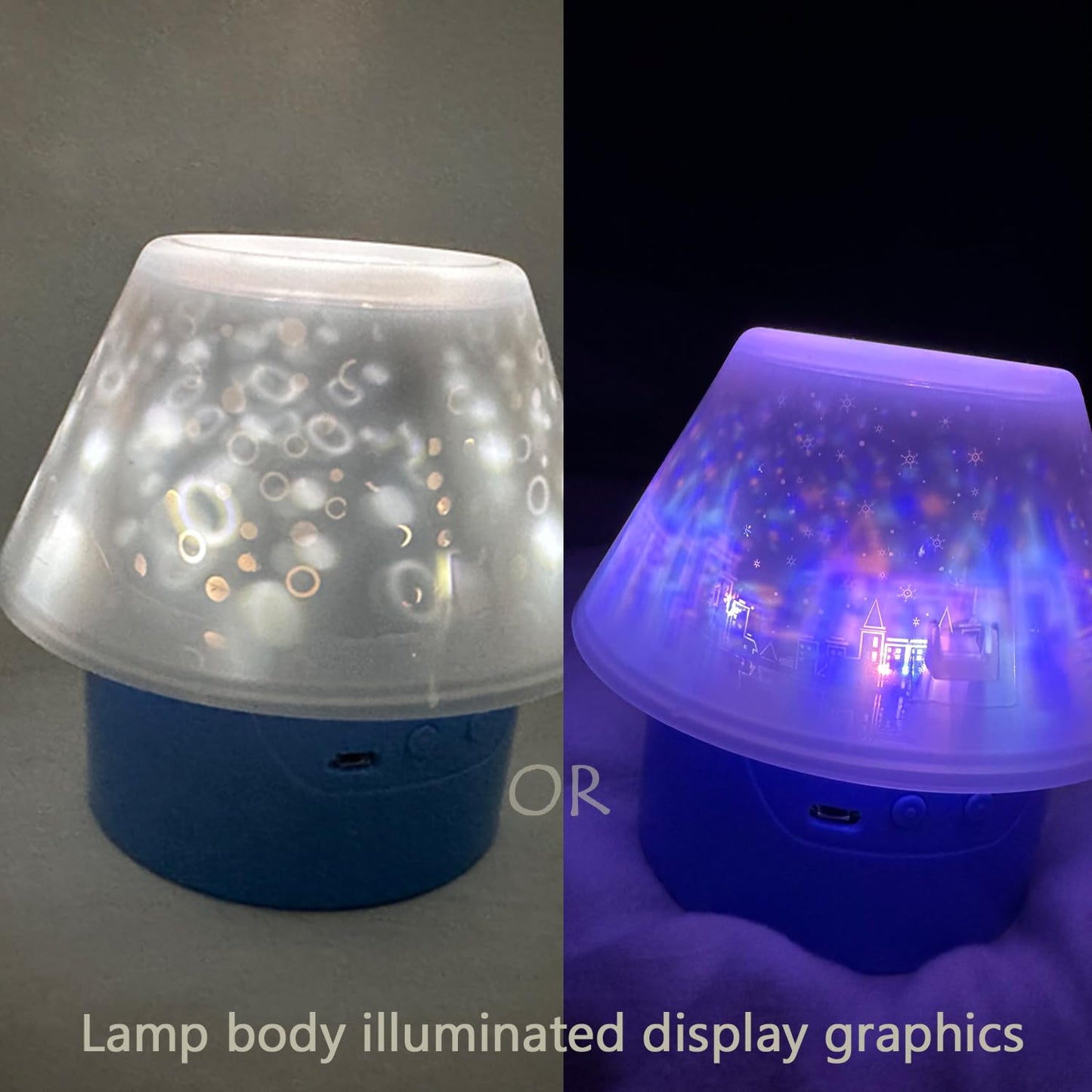 FEIHUAN LED Projection Night Light,Children's Room Decoration,with USB Cable,360 Degree Rotating Nebula Light Projector,The Best Gift for Children's Parties,Birthdays,Christmas,Valentine's Day