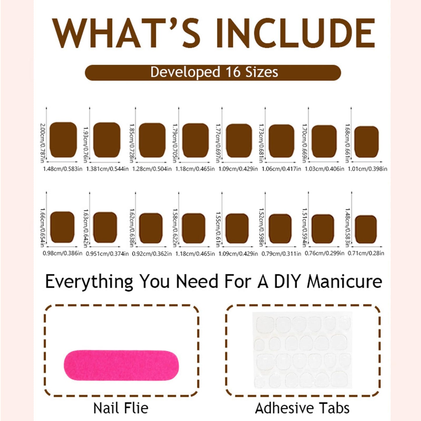 32Pcs French Tip Press On Nails Short Square Fake Nails Press ons Glossy Nude Pink False Nails Reusable Acrylic Stick On Nails for Women Daily Home Office, Manicure Kit with Adhesive Tabs