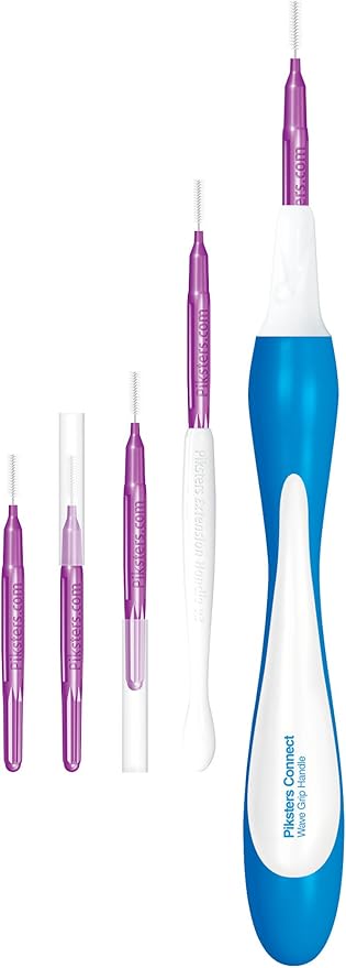 Piksters Interdental Brushes, Size 1, Purple Handle