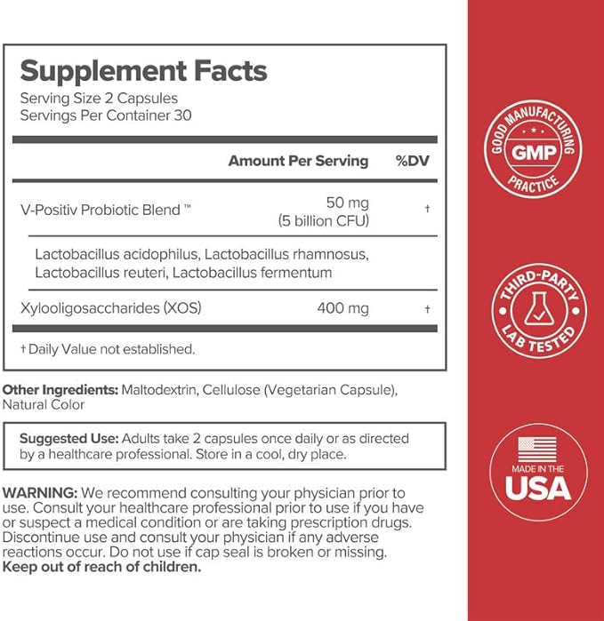 O Positiv URO Vaginal Probiotics for Women pH Balance with Prebiotics & Lactobacillus Probiotic Blend - Vaginal Health Supplement - Promote Healthy Vaginal Odor & Vaginal Flora, 60 Count (Pack of 3)