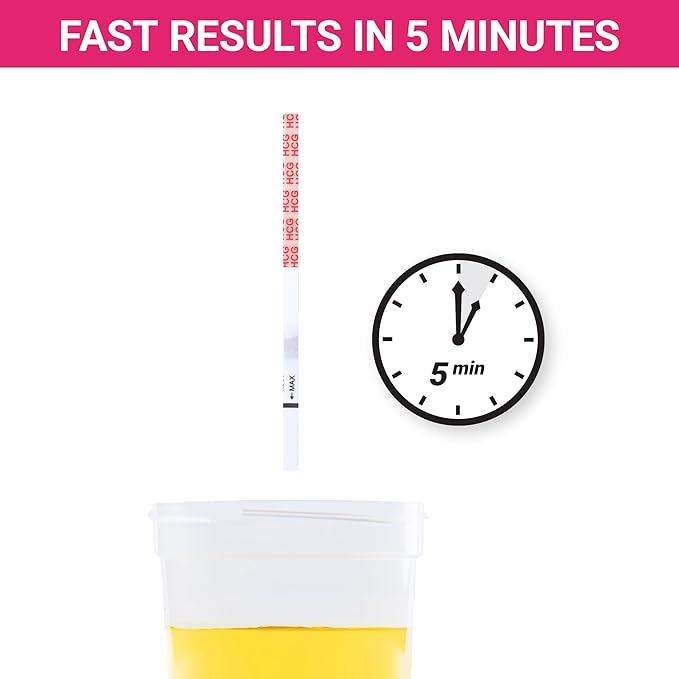 25 Pack Pregnancy Test Strips, Rapid and Accurate Results