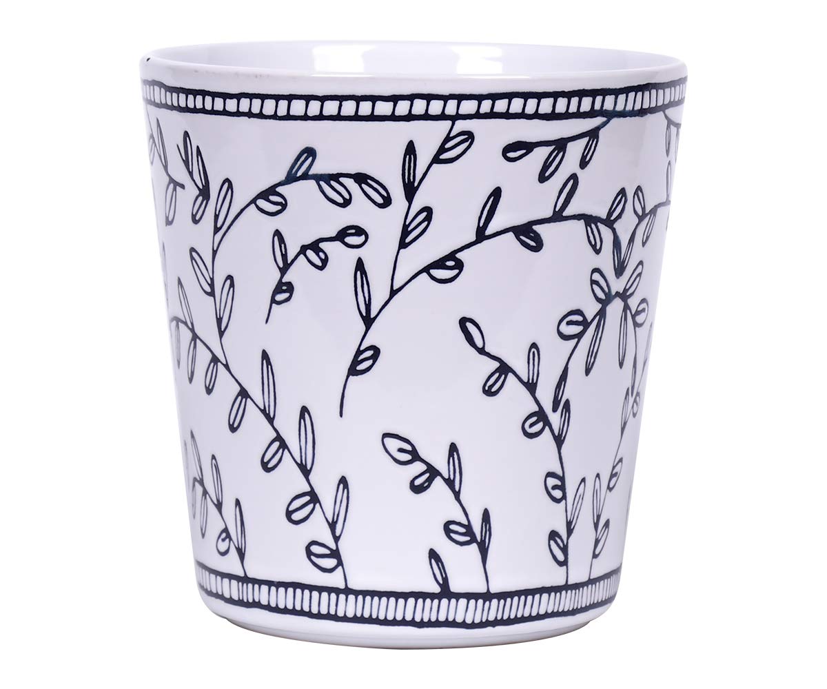 Blue Sky Ceramic Blue Plant 5'' Flower Pot, Multi Color