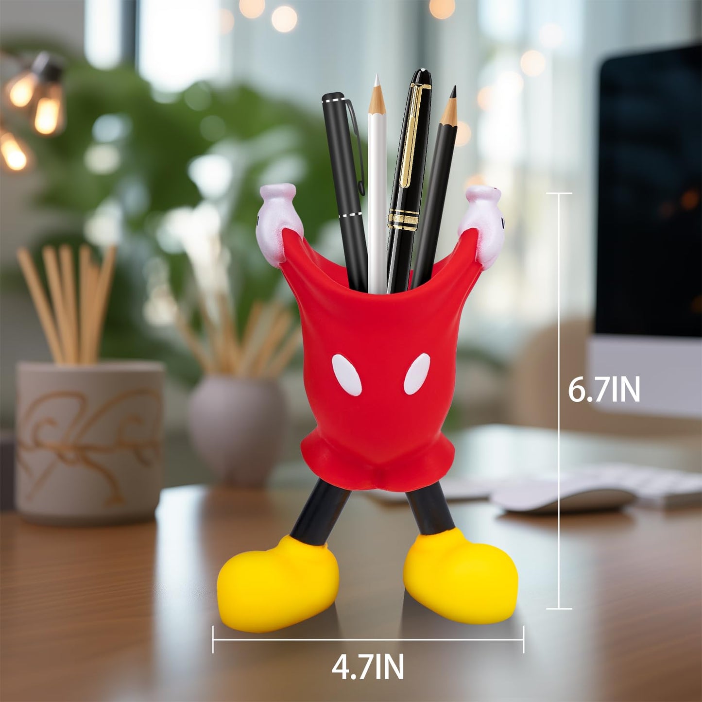 JUNIQUTE Pencil Holder for Desk Cute,Unique Kids Desktop Organizer Cup,Also Ideal for Makeup Brushes, Kitchen Utensils, and Toothbrushes