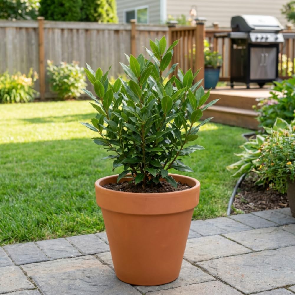 Bay Leaf Tree Live Plant, Bay Leaf Plant Live, 3-5 Inches Tall, Culinary Herb Plant, Indoor Outdoor Herb Garden Starter