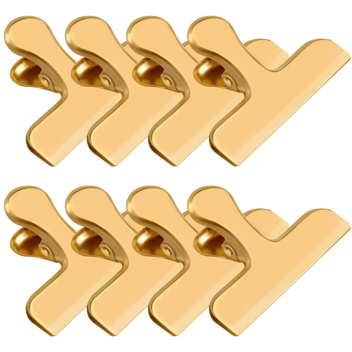 8 Pack Metallic Chip Bag Clips (8 Count)