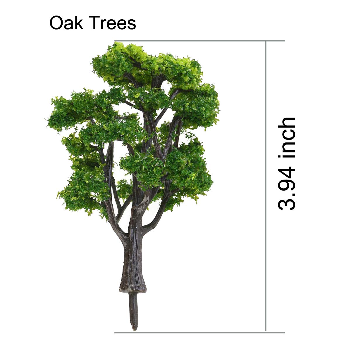 AnyBack Model Trees, Miniature Trees, Rainforest Trees, Diorama Models Trees, Architecture Trees, Model Landscape Railroad Railways Train Scenery Scale Trees with No Stands 12 Set