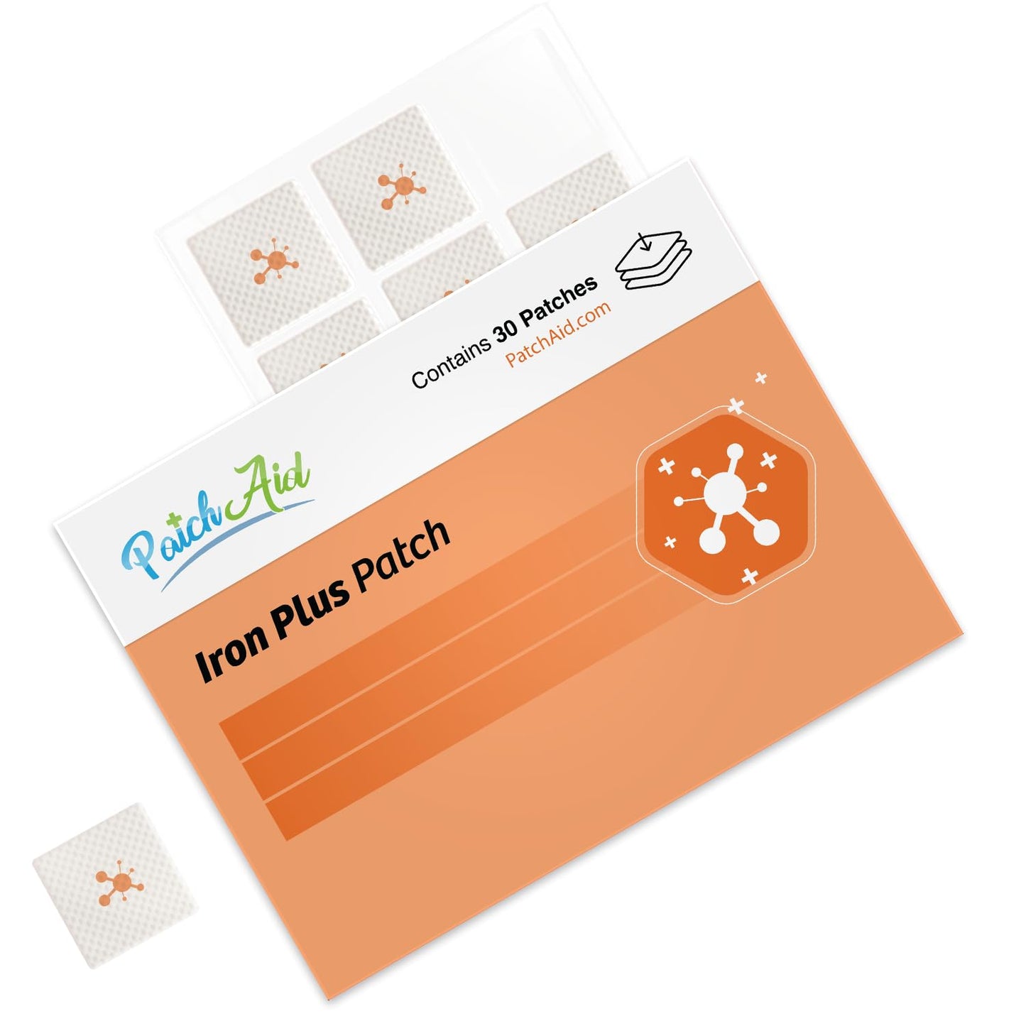 PatchAid Iron Plus Topical Patch 30-Day Supply