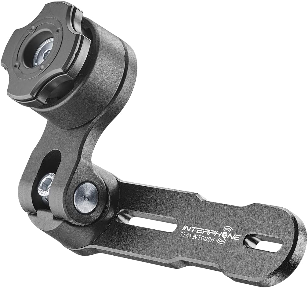 Interphone, Brake Mount, Indicated for Scooters or Motorbikes with No Space on The Handlebars, Bracket Suitable for Any Brake Fluid Reservoir