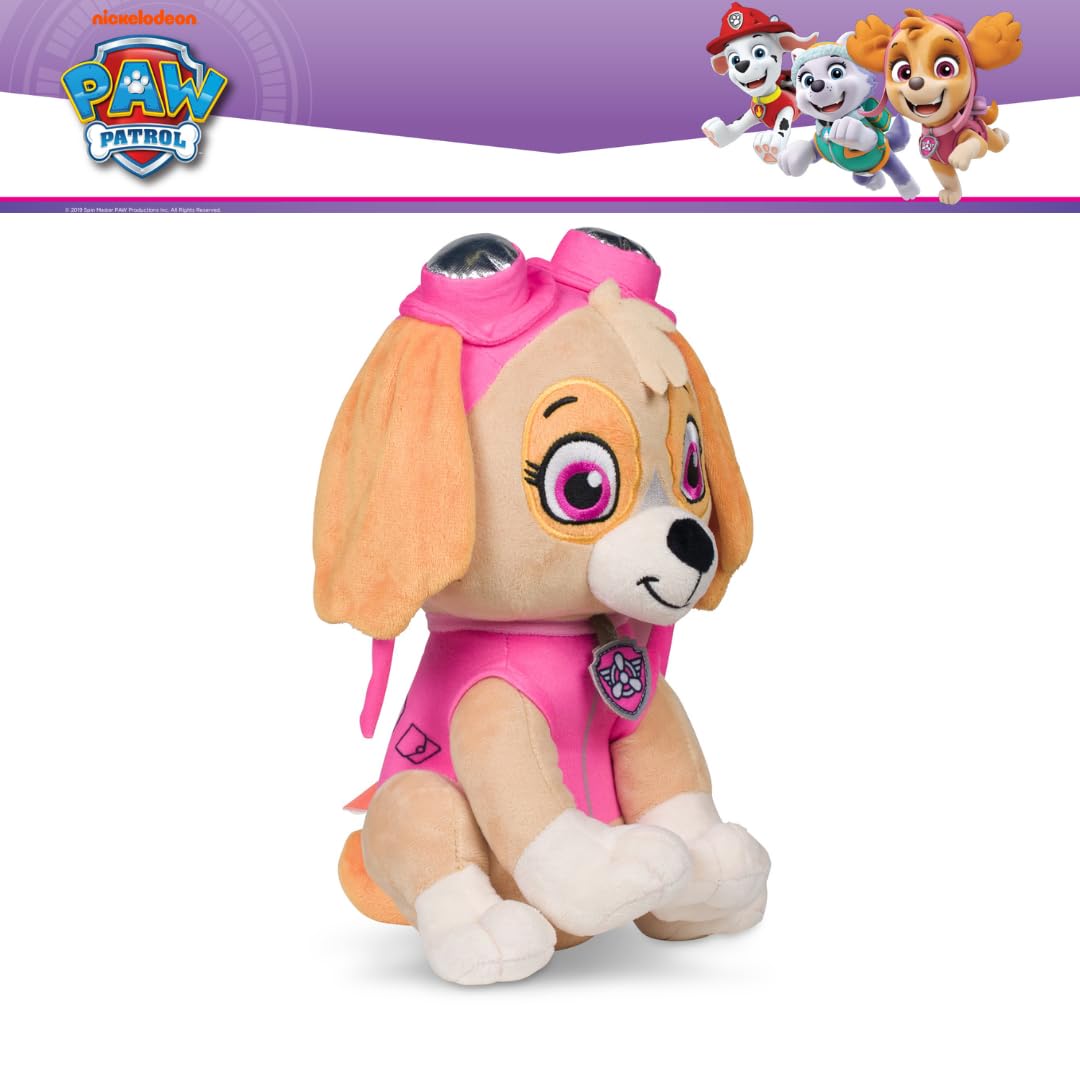 Paw Patrol Girl Skye Bedding Weighted Cuddle Pillow, 3lb Soft Plush & Cozy Pillow for Comfort, (Officially Licensed Product) By Franco Calm