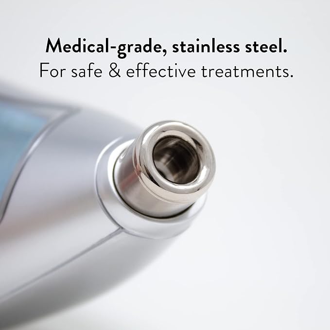 Microderm GLO Premium Diamond Microdermabrasion Tips by Microderm GLO - Medical Grade Stainless Steel Accessories, Patented Safe3D Technology, Safe for All Skin Types. (Massage)