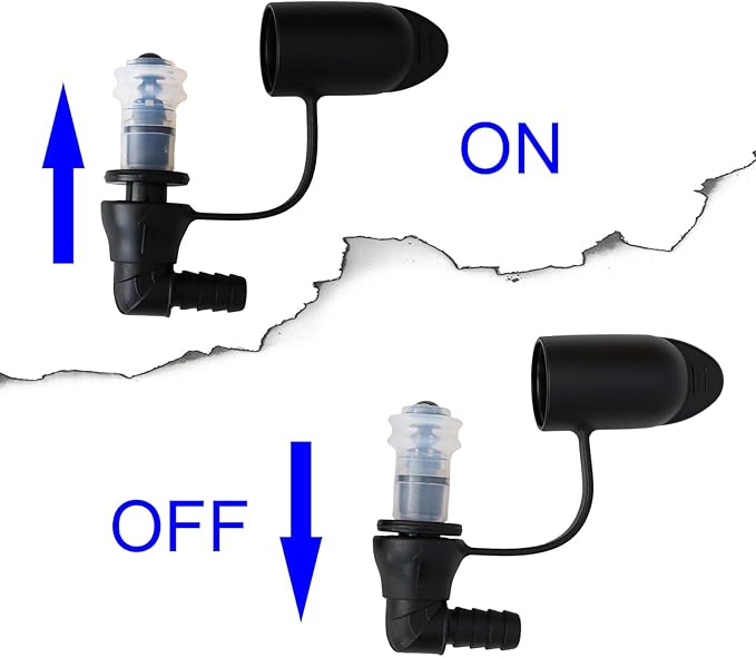 Hydration Bladder Bite Valve Replacement Mouthpiece Fit for Any Water Backpack and Most Brands, with Manual Switch Valve