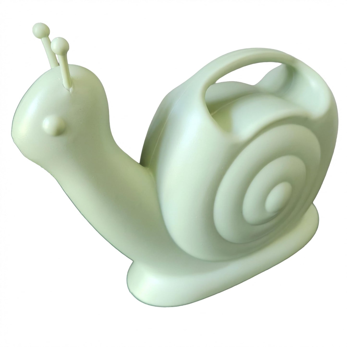 Union Products Snail Watering Can with Built-in Handle, 1.8L Capacity, Light Green - Ideal for Houseplants, Herbs, and Small Garden Beds