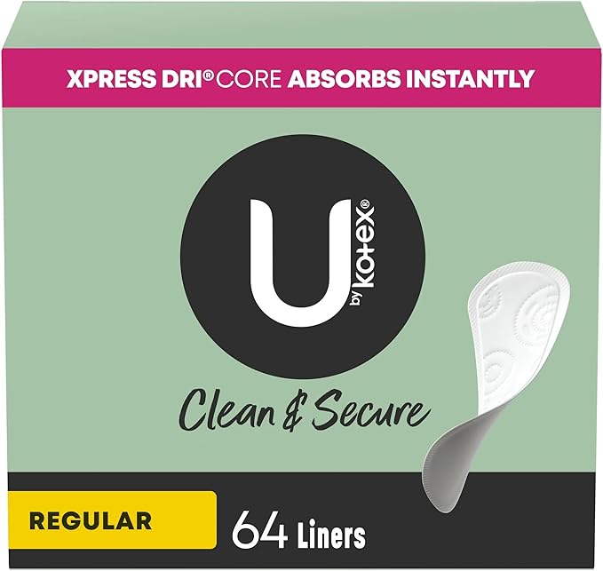Kotex Lightdays Liners Regular, Soft and Silky, 192 Count