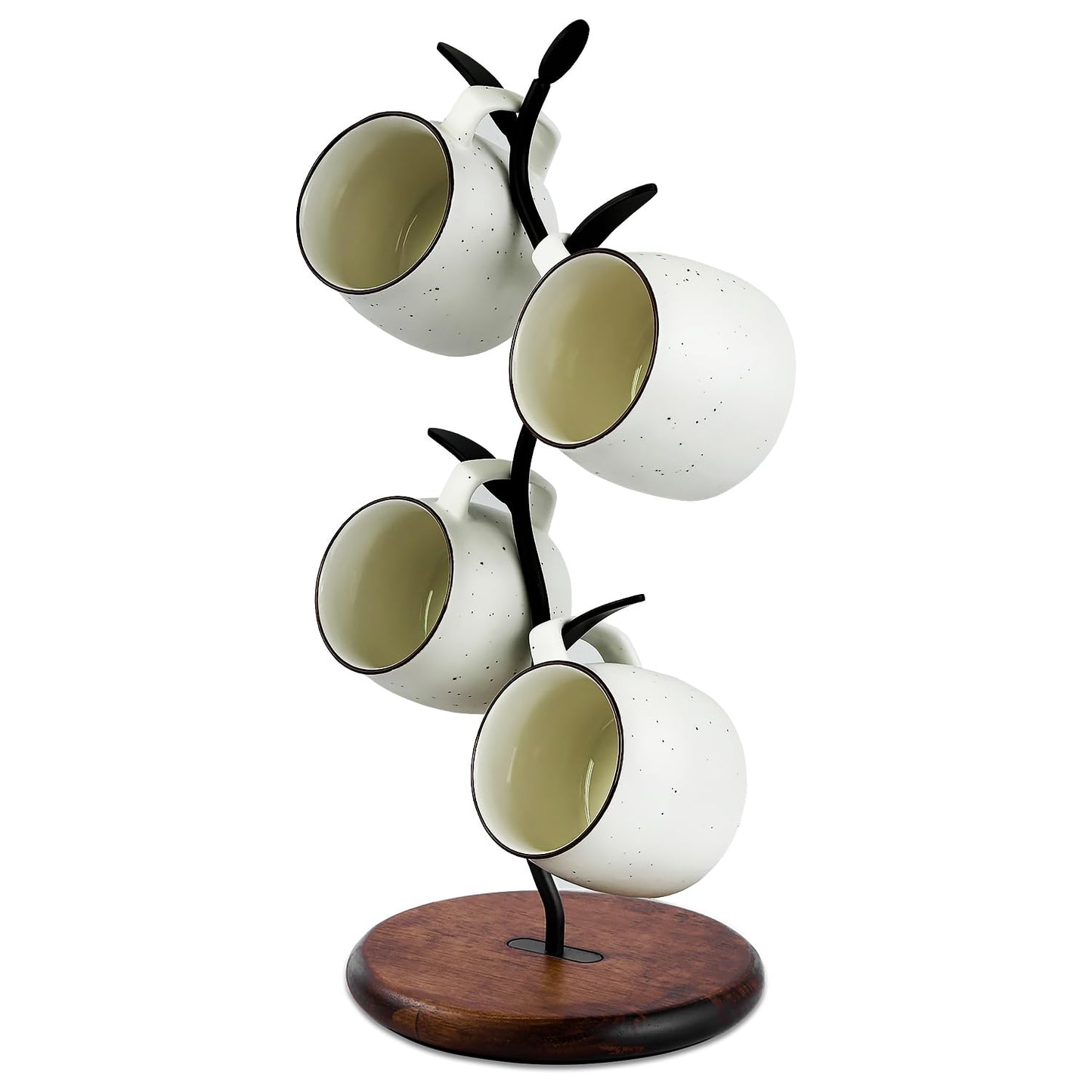 Bellglee Coffee Mug Tree, Mug Holder for Countertop, Cups Storage Rack, Mugs Stand for Coffee Bar Decor & Home Kitchen Organizer