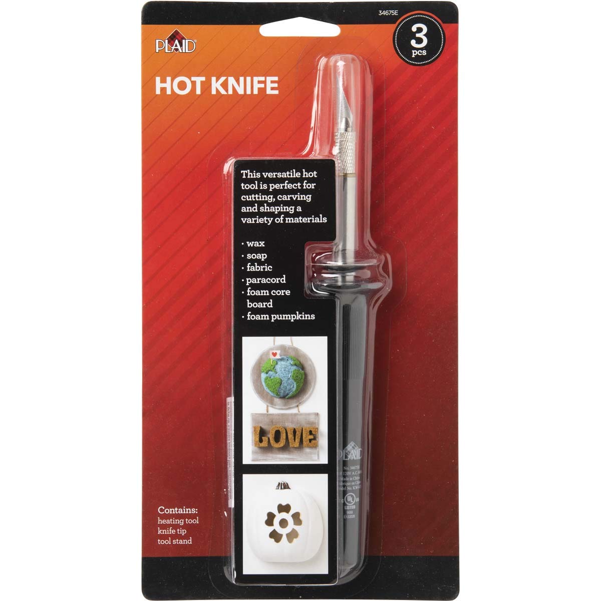 Plaid Hot Knife Tool, 3 PC