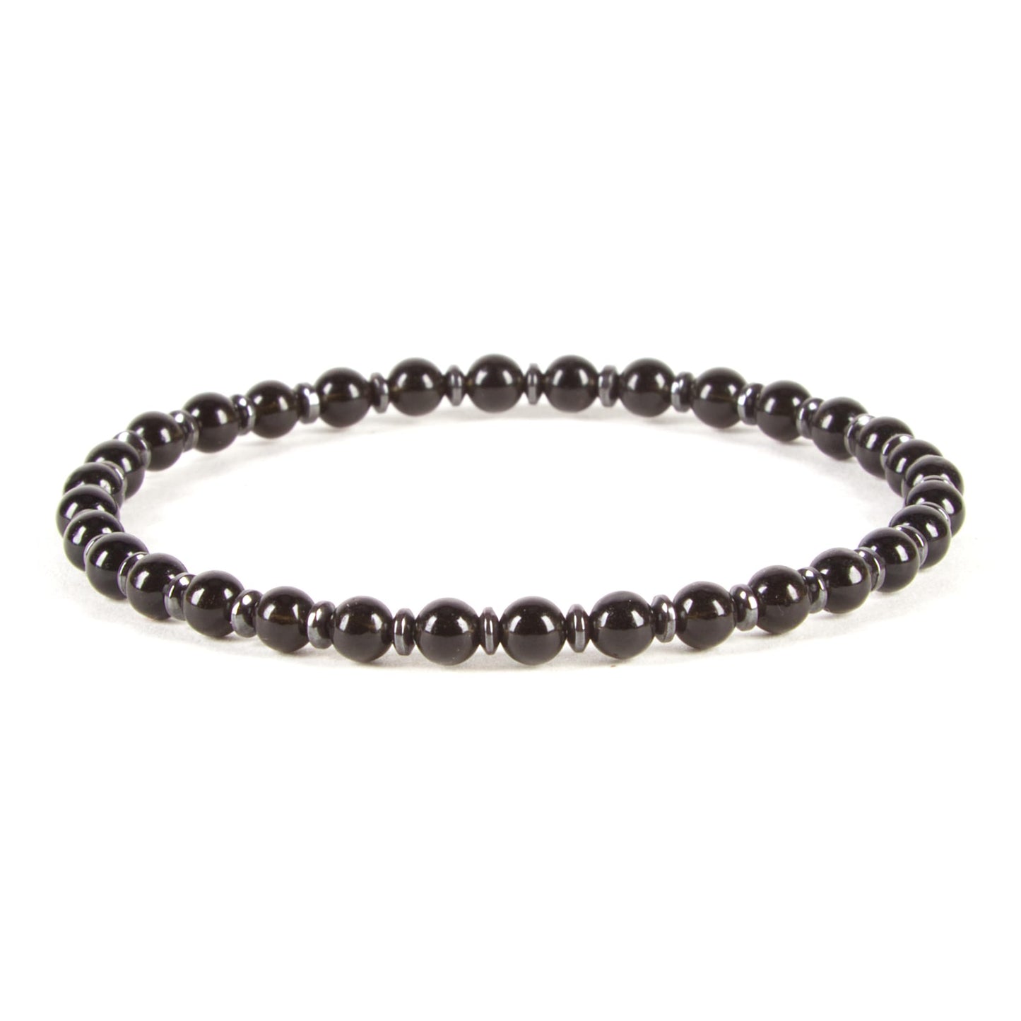 Cherry Tree Collection - Small, Medium, Large Sizes - Gemstone Beaded Bracelets For Women and Men - 4mm Round Beads (Protection Set - Small)