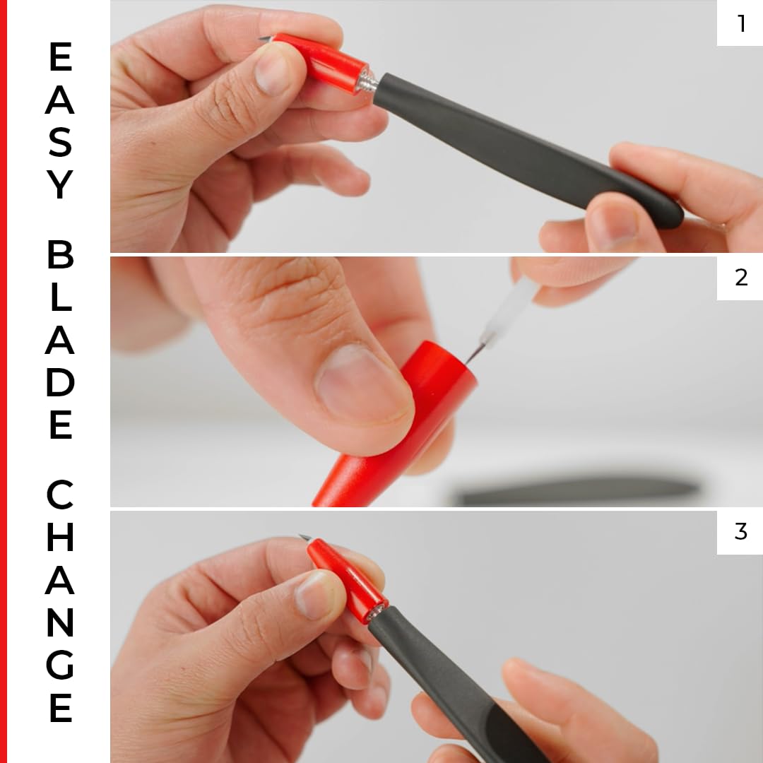 VViViD 360 Degree Comfort Grip Swivel Blade Craft Cutting Knife