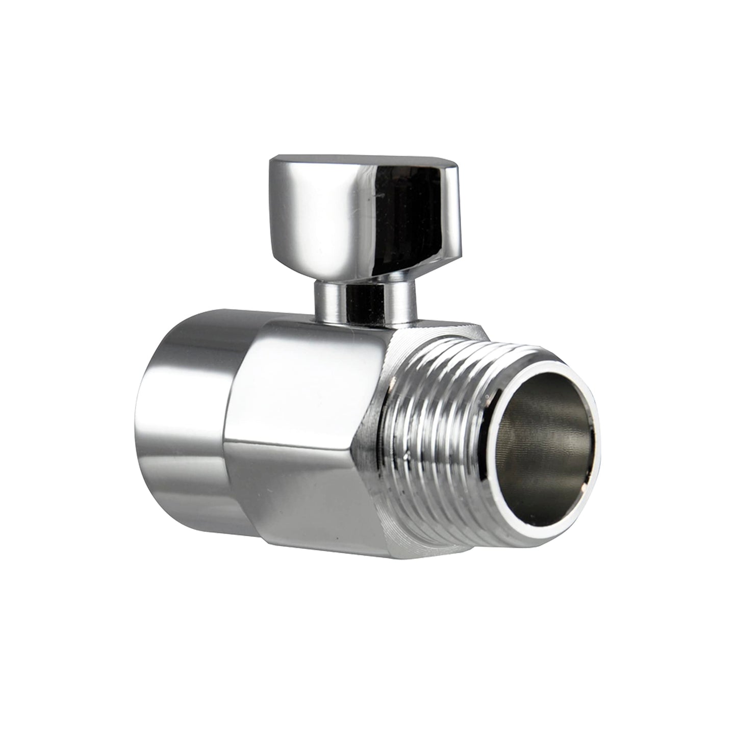 DANCO Shower Volume Control Shut-Off Valve, Chrome, 1.6 inch, 1-Pack (89171)