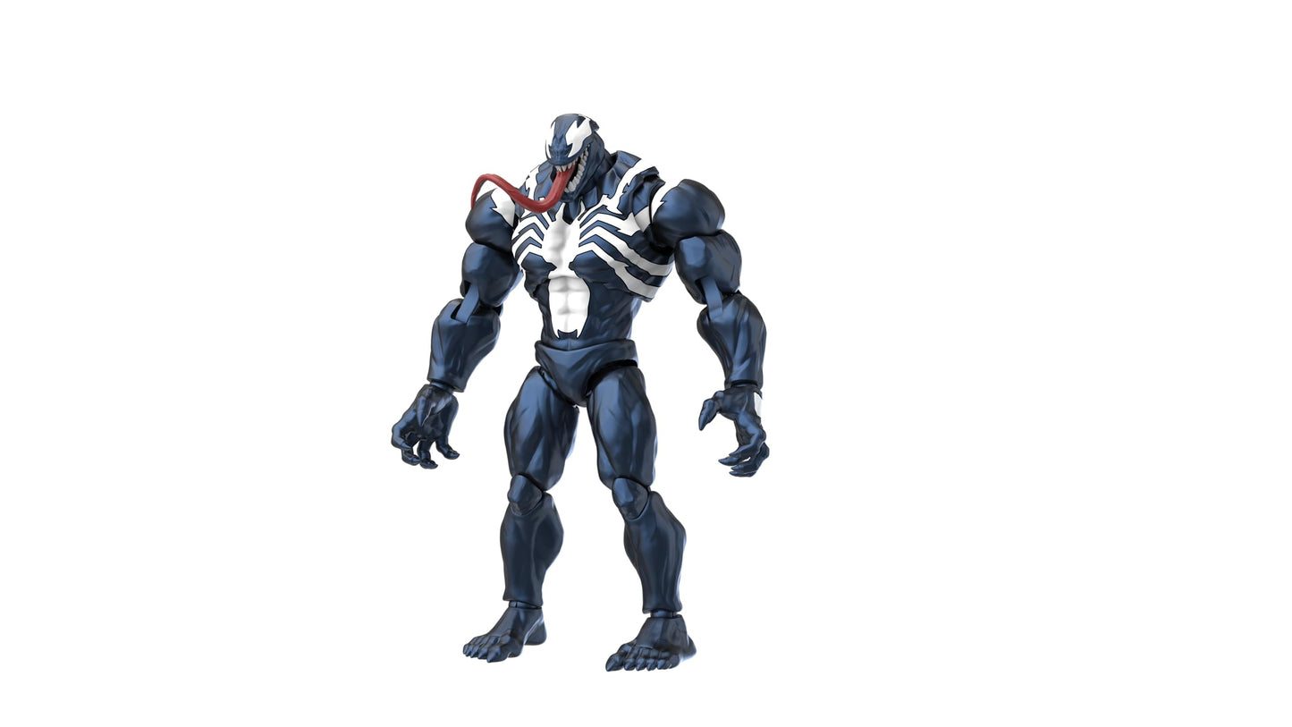BLOKEES Champion Class - Marvel Rivals - Venom Action Figure - 185 Pieces Model Kit - 6 Inch - 90 Points of Articulation - Assembly Required - No Tools - No Cutting - No Glue - No Paint - Age 14+