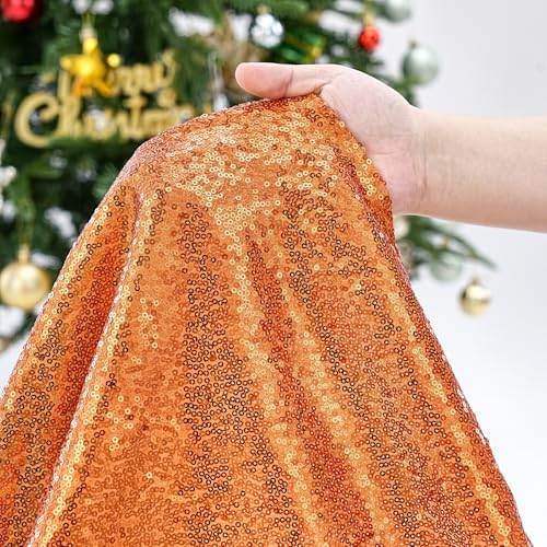 Christmas Tree Skirt Sequence 36 Inch Bronze Satin Sequin Tree Skirts Mats