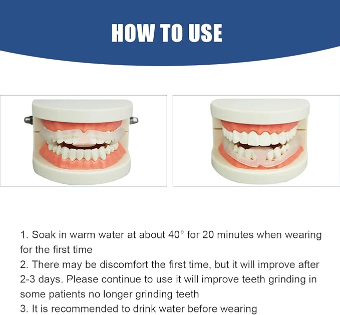 Teeth Grinding Night Guards Teeth Cushion Mouth Guard Protection Braces Anti-Grinding Braces Teeth Protector Sleep Teeth Grinder for Adults and Children (10 Pack)