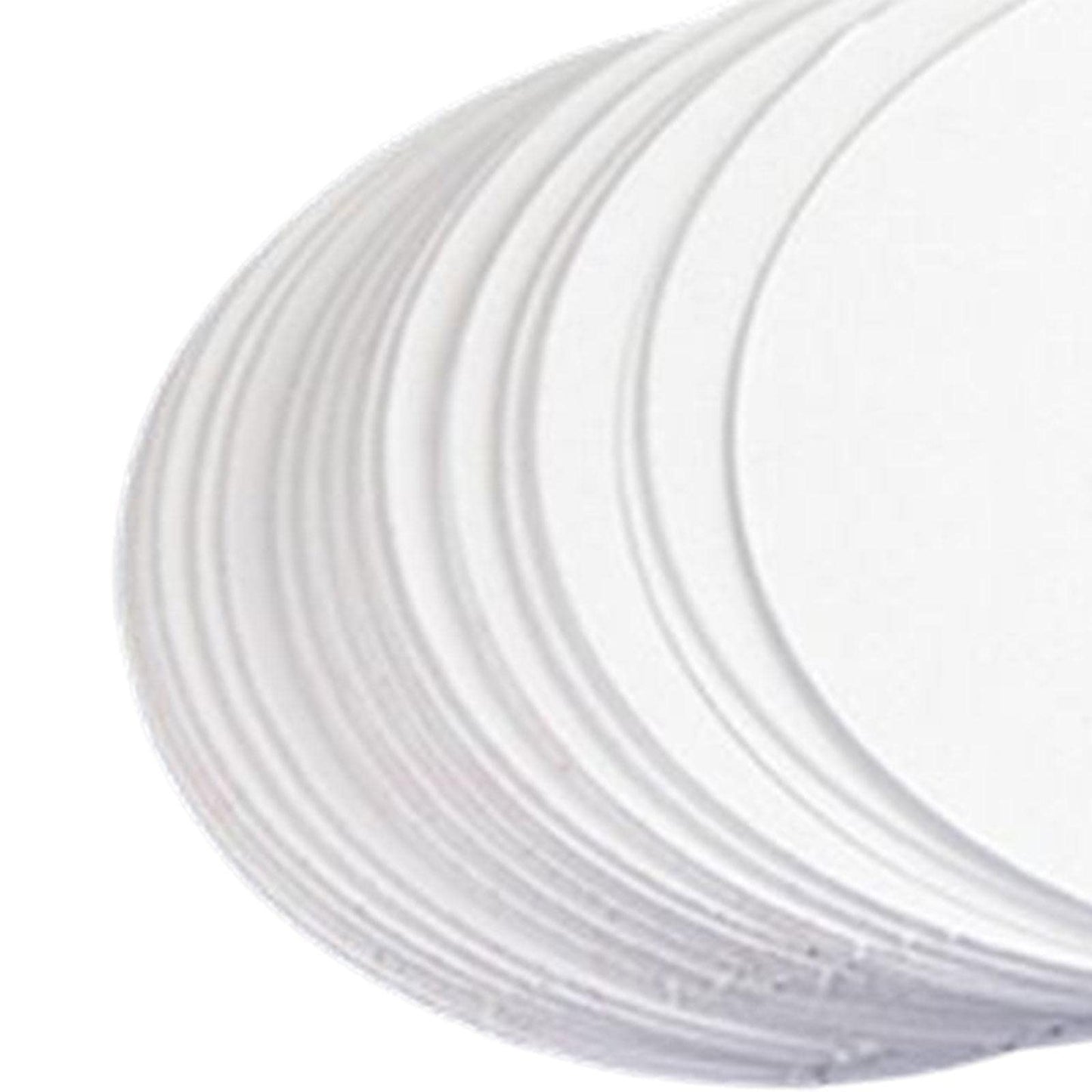 rockible 100 Pieces Button Badge Blank Paper Button Making Supplies Fitments Simple Using Lightweight Craft Making for DIY Lovers Friends Birthday, 58mm