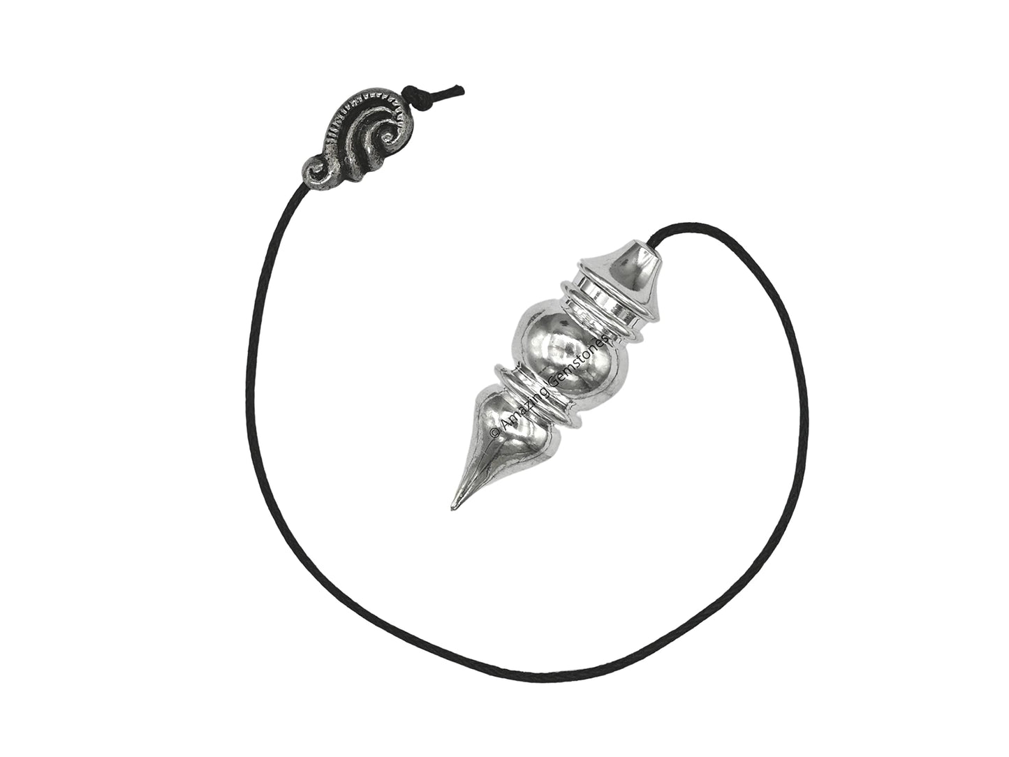 Amazing Gemstone Healing Metal Pendulums for Divination, Silver Tear Drop Pot Steel Copper Pendulum High Energy Pendulo de Bronce Pendulos de Mesa MP57