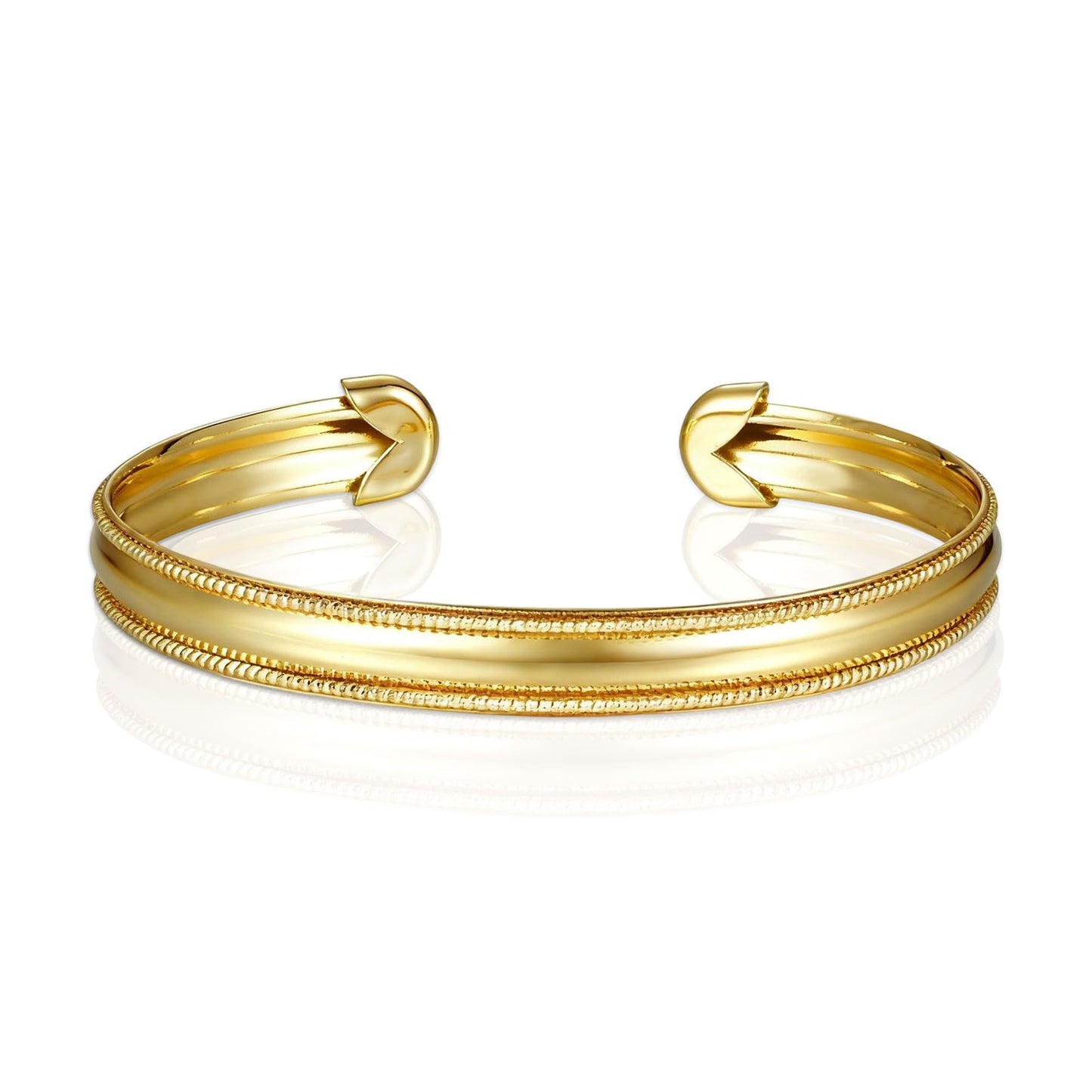 SHINYTE CATALINE 14K Plated Gold Adjustable Cuff Bracelet for Women,Dainty Stackable Gold Bangle Mothers Day Gift for Girlfriend,Wife,Lover,Mom