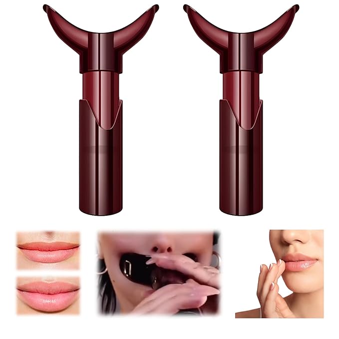 Lip augmenter for women, 2025 New Lip Plumper Device Manual Lip Plumping Tool Self-Suction Natural Fuller Lips, Lip Plumping Devices (2pcs)