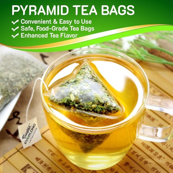 EVERLONG Lung Detox Tea – Mullein Tea with Thyme, Ginseng, Lungwort, Eucalyptus, Liquorice, Spearmint and Sage for Lung Cleanse and Respiratory Health – 14 Herbal Tea Bags, All Natural, Caffeine-Free
