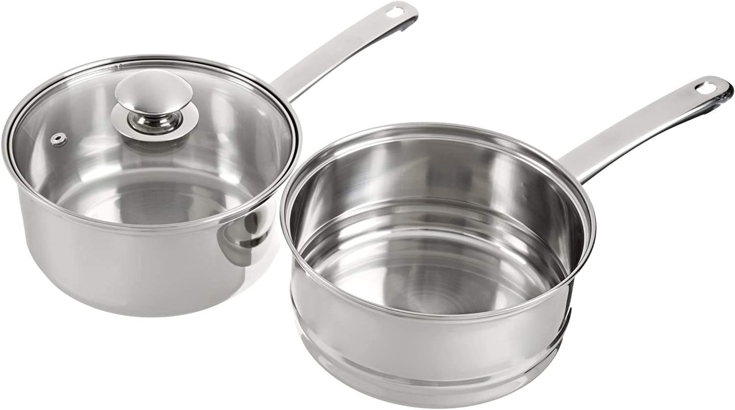 ExcelSteel 579 3 Piece Boiler, 2.5 quart, Stainless Steel