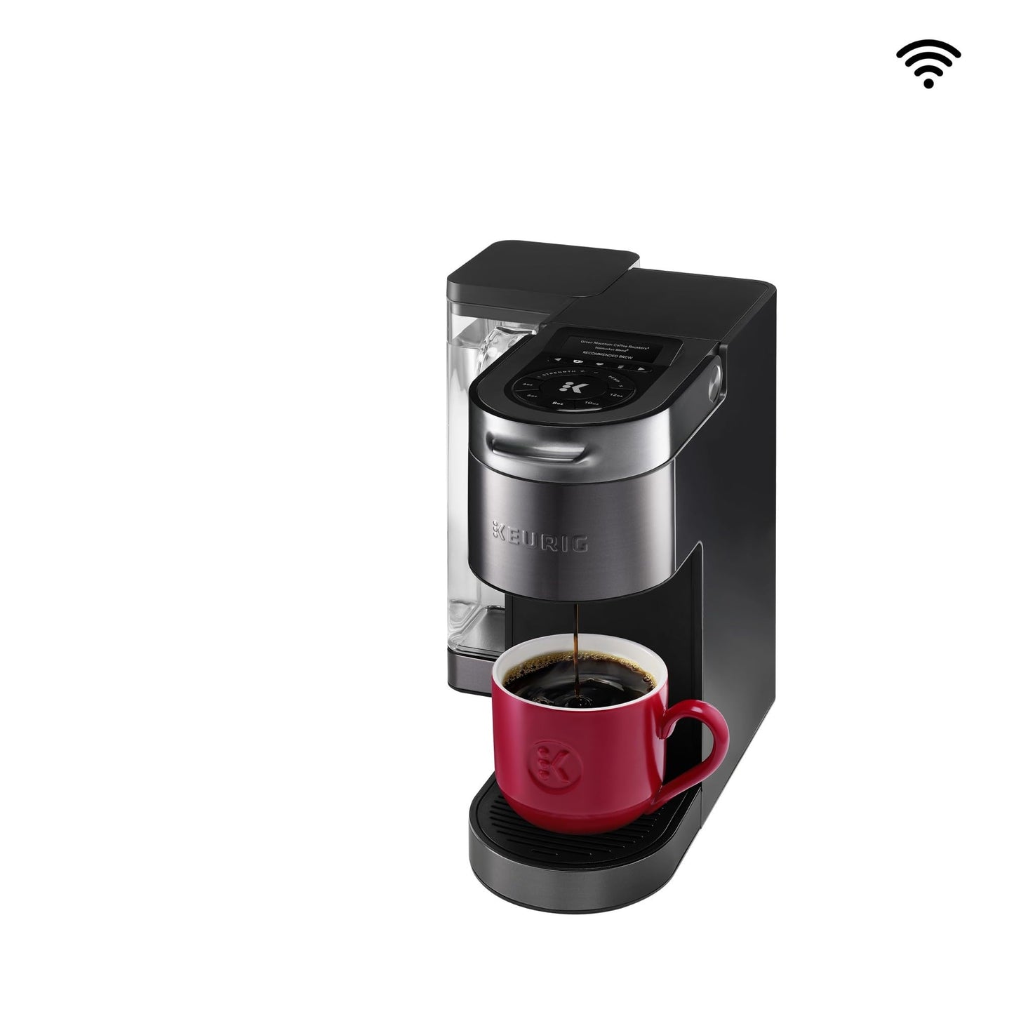 Keurig K-Supreme Plus SMART Coffee Maker, Single Serve K-Cup Pod Coffee Brewer, BREWID and MultiStream Technology, 78 Oz, Black