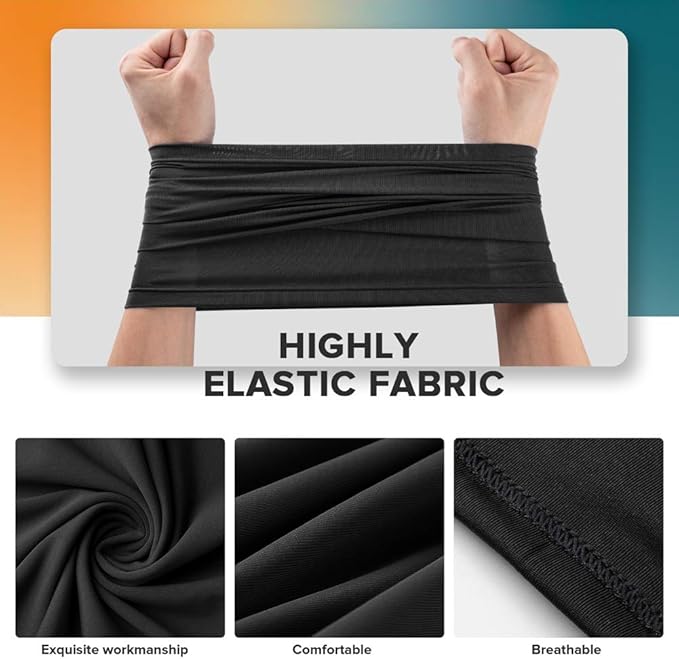 VULKIT 2 Pack Neck Gaiter Face Mask Scarf Reusable Bandanas Tube UV Protection Balaclava Outdoor Sport for Men and Women