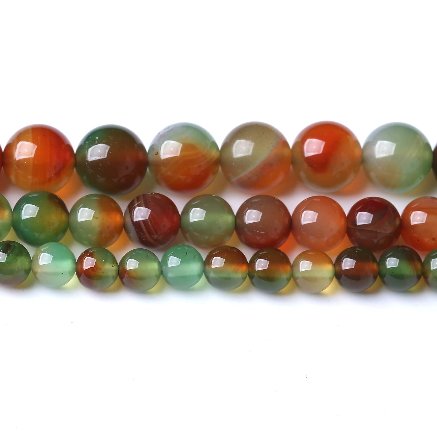 60PCS 6MM Natural Peacock Agate Stone Beads Energy Healing Beads for DIY Jewelry Bracelet Necklace Making for Jewelry Making15Inch
